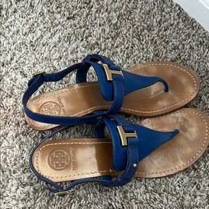 Tory Burch Blue Sandals